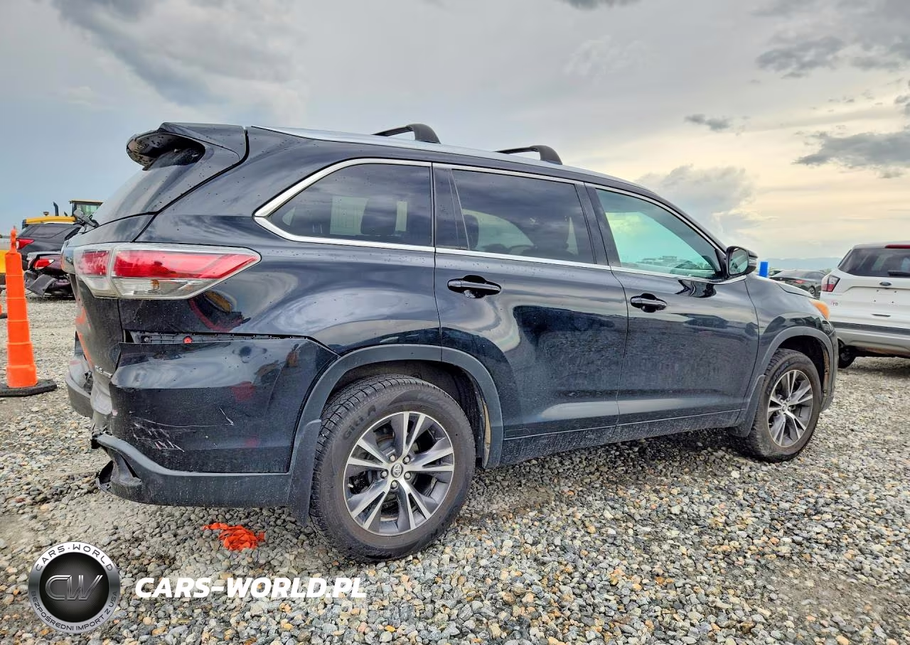2016 Toyota Highlander Xle VIN:5TDJKRFH6GS277811 - 3