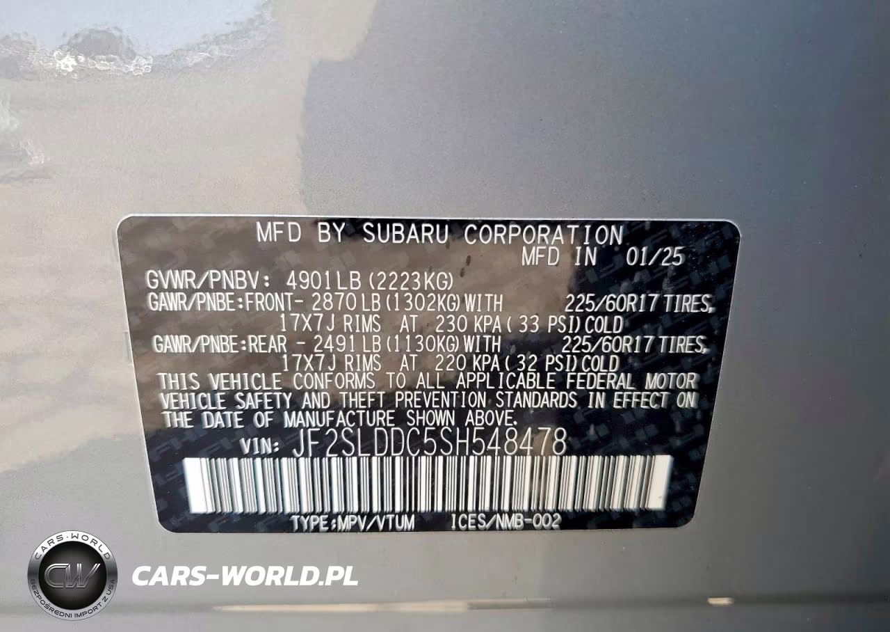 2025 Subaru Forester Premium VIN:JF2SLDDC5SH548478 - 14