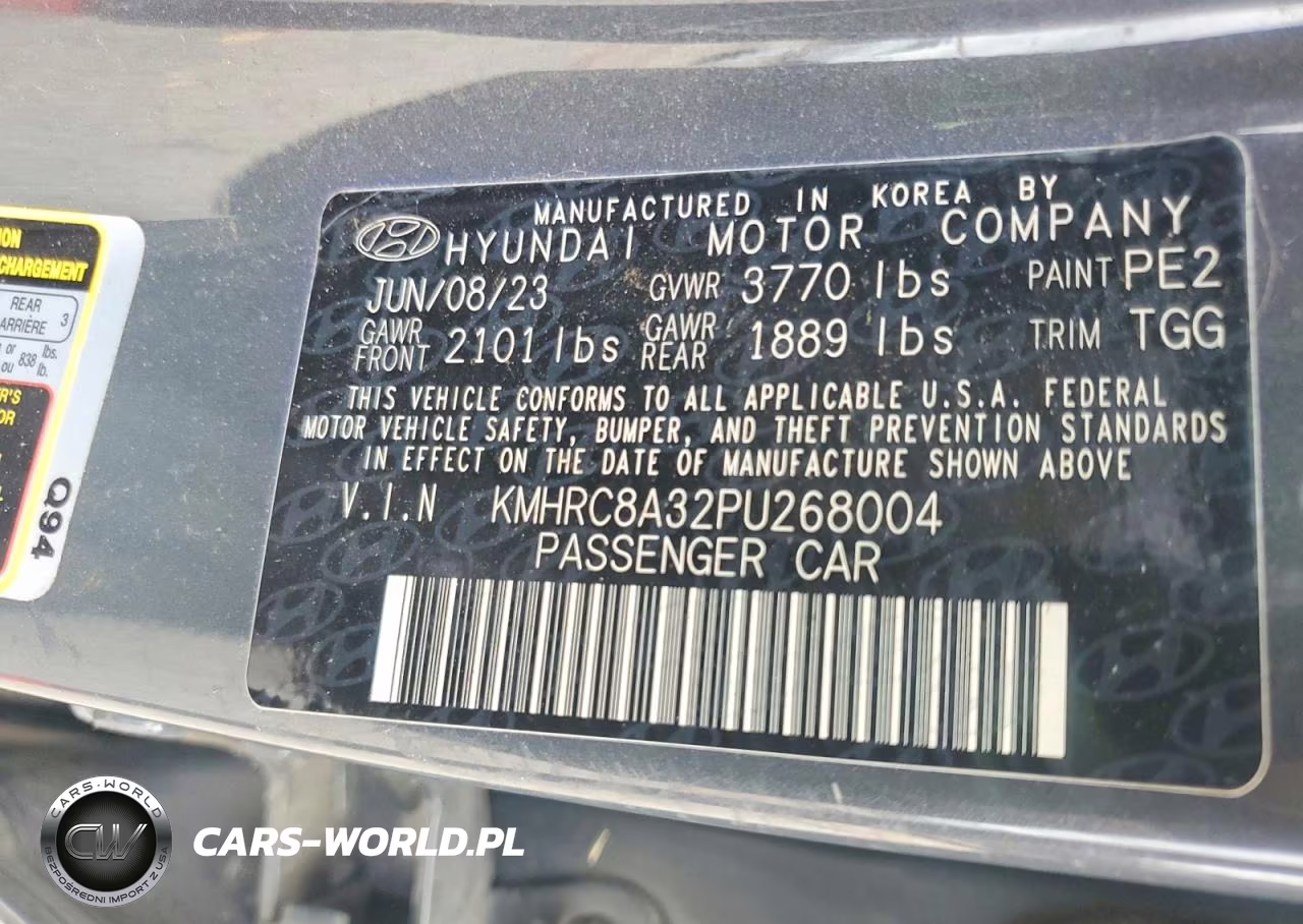 2023 Hyundai Venue Sel VIN:KMHRC8A32PU268004 - 14