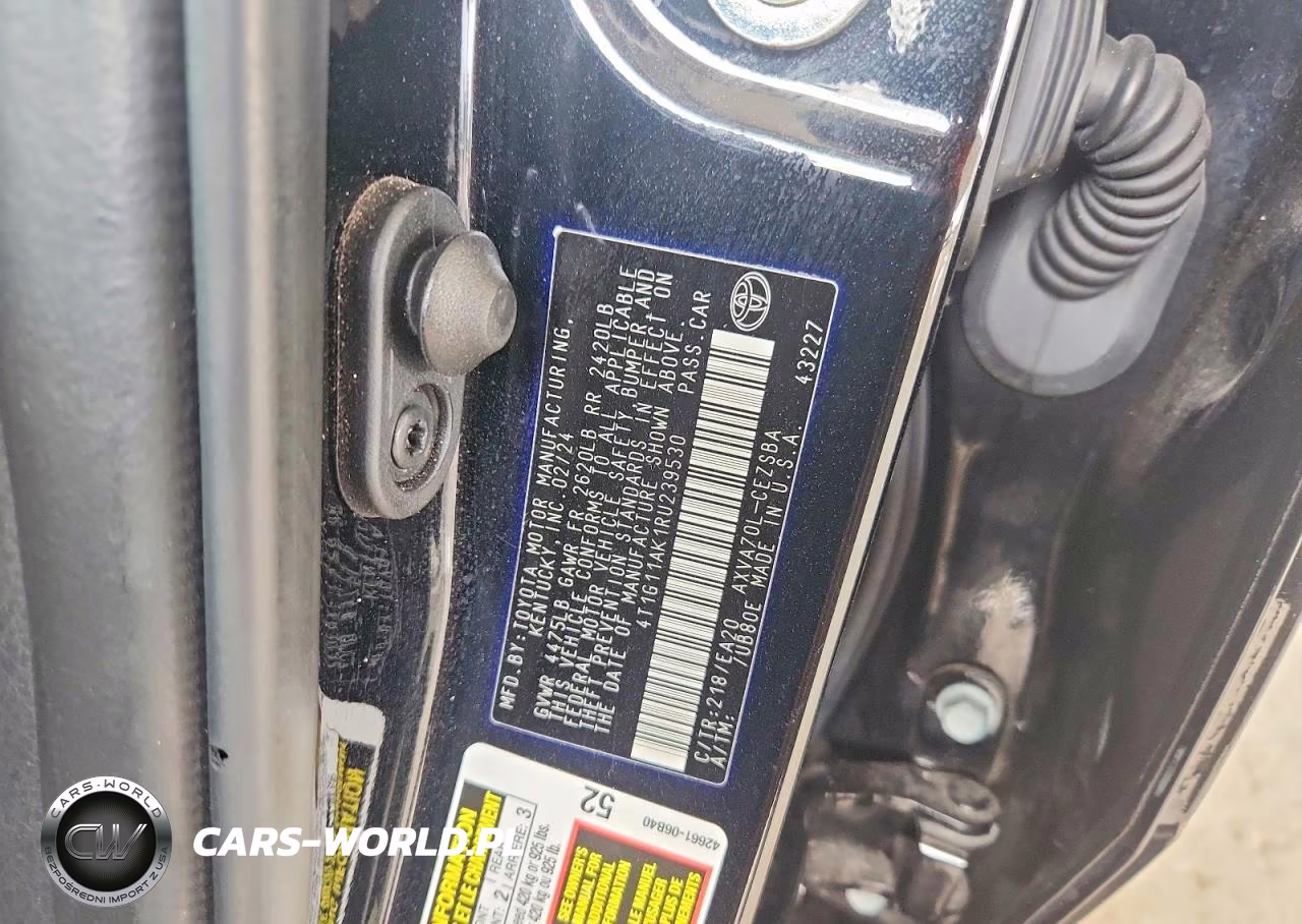 2024 Toyota Camry Se VIN:4T1G11AK1RU239530 - 12