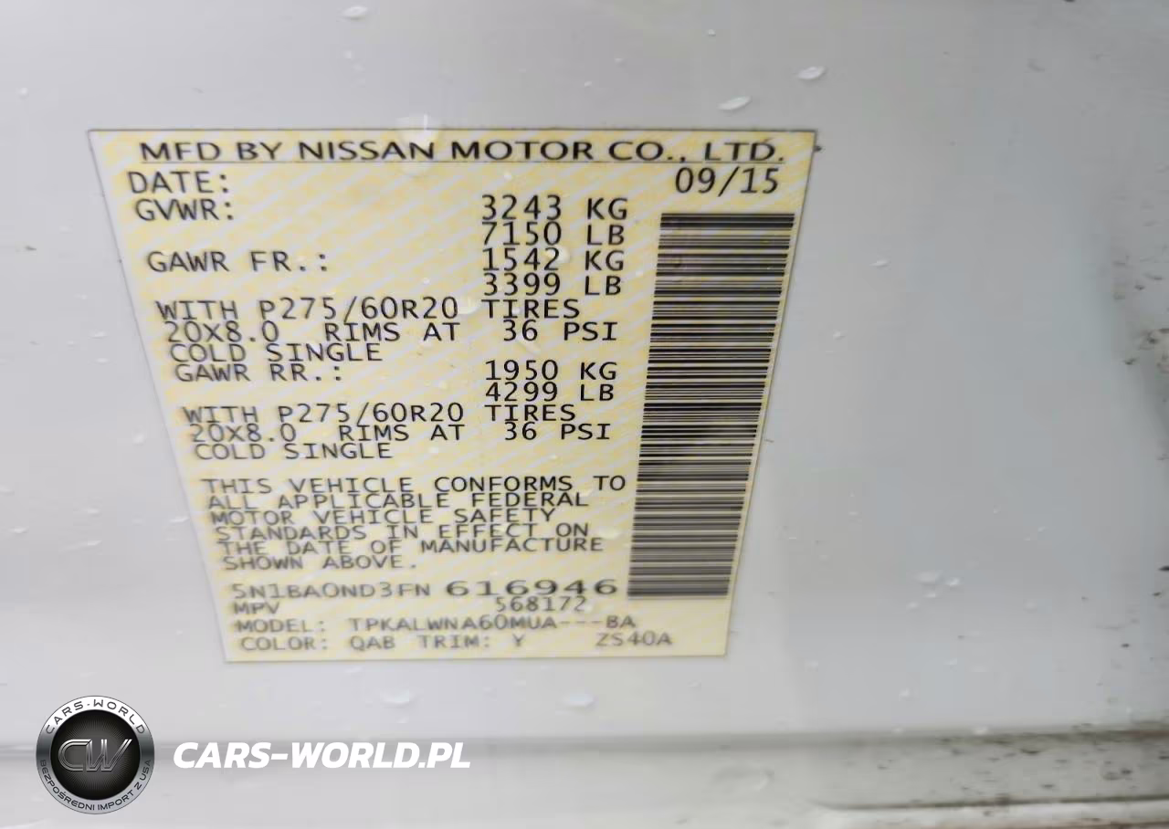 2015 Nissan Armada Platinum VIN:5N1BA0ND3FN616946 - 13