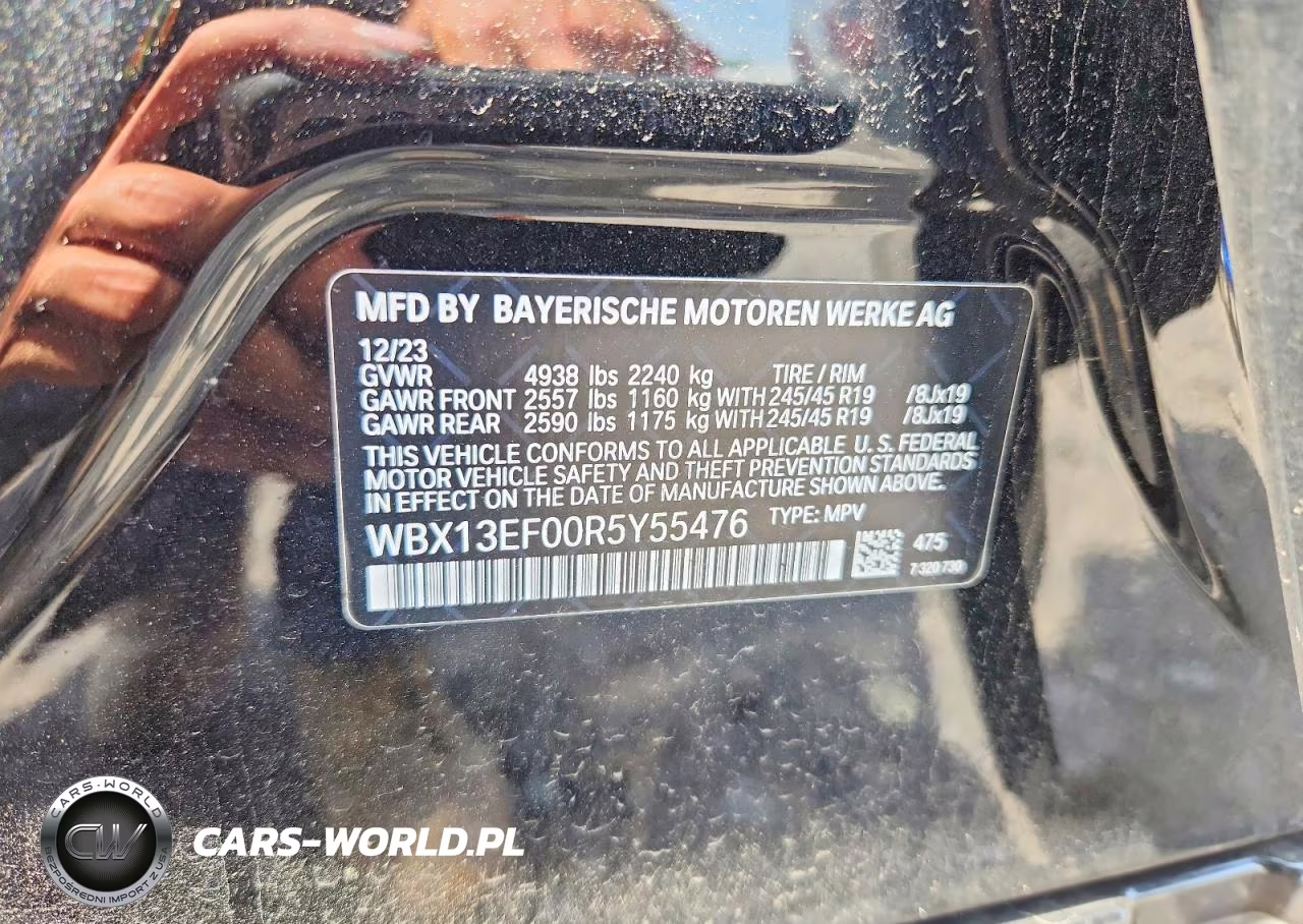 2024 BMW X1 M35I VIN:WBX13EF00R5Y55476 - 14