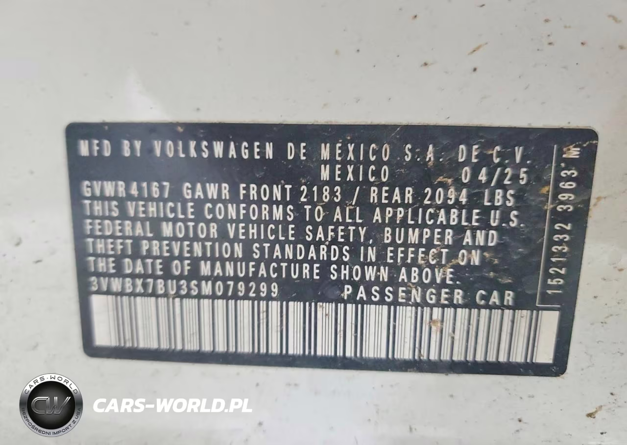 2025 Volkswagen Jetta Sport VIN:3VWBX7BU3SM079299 - 13