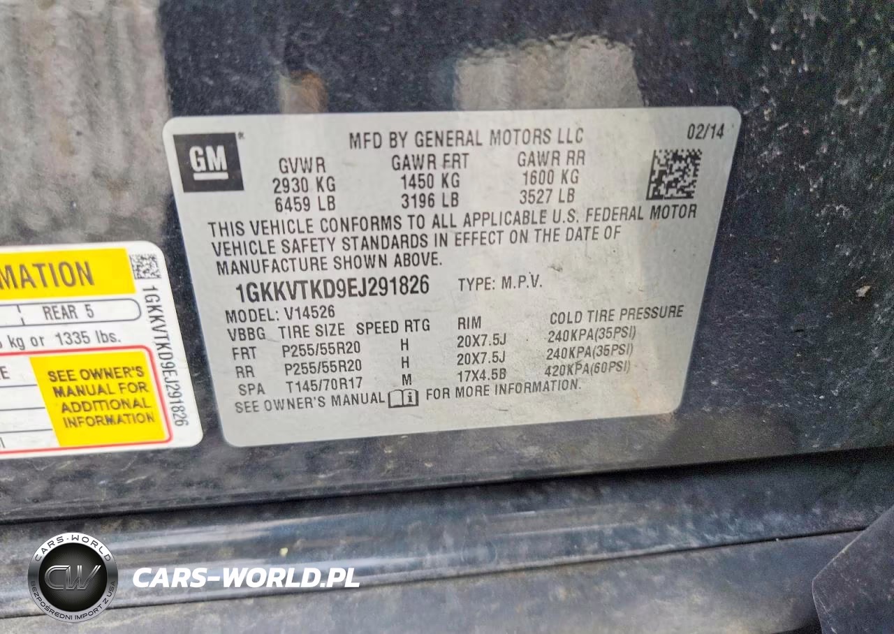 2014 GMC Acadia Denali VIN:1GKKVTKD9EJ291826 - 13