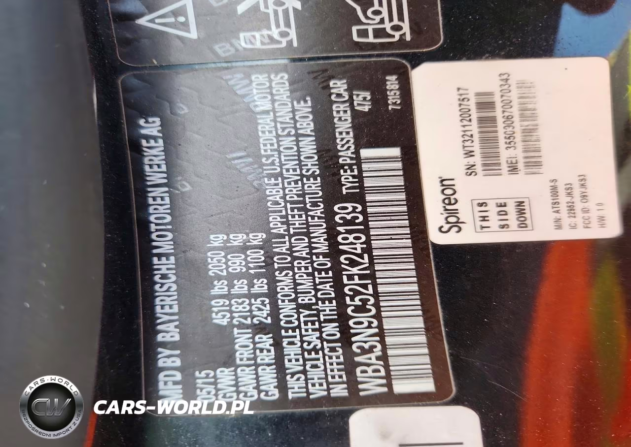 2015 BMW 428 Xi VIN:WBA3N9C52FK248139 - 12