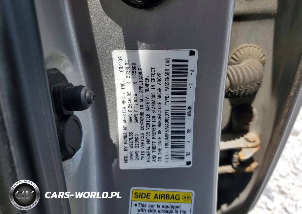 2010 Acura Tl VIN:19UUA9F57AA000371 - 12