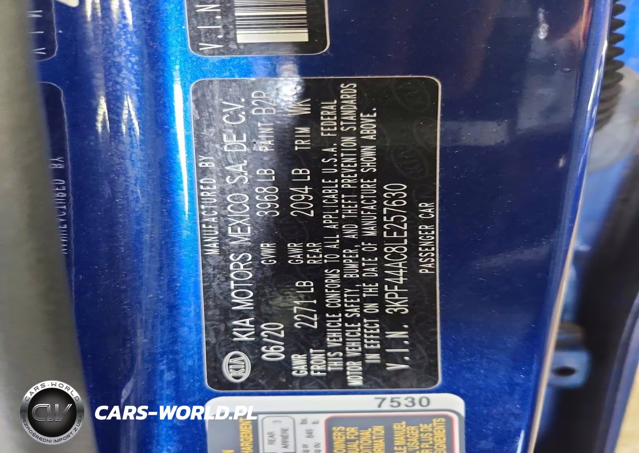 2020 Kia Forte Gt VIN:3KPF44AC8LE257630 - 12