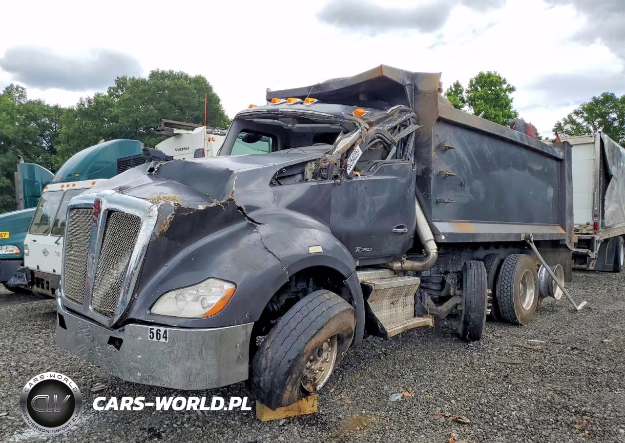 2017 Kenworth T680 Dump Truck VIN:1XKYDP9X1HJ146630 - 2
