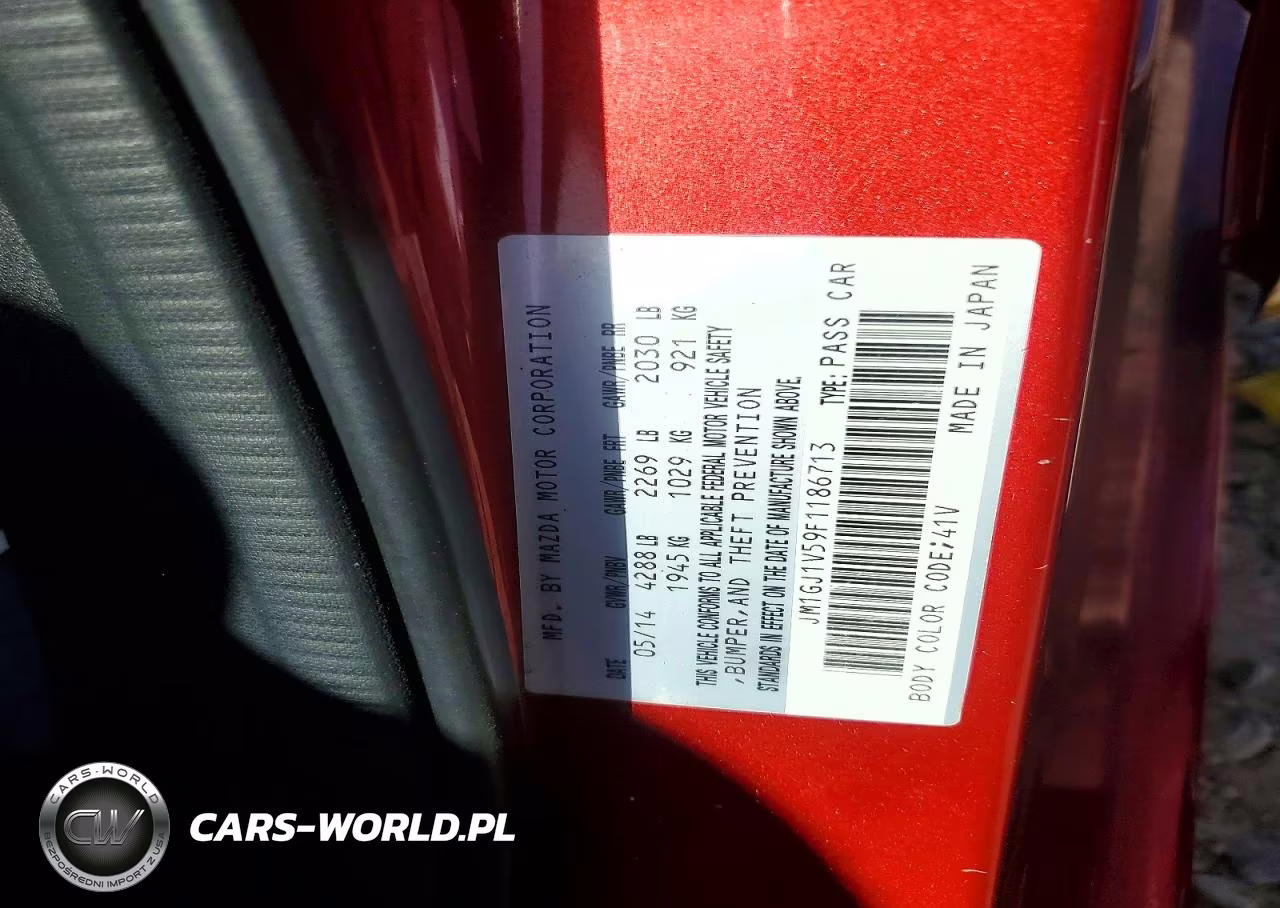 2015 Mazda 6 Touring VIN:JM1GJ1V59F1186713 - 13
