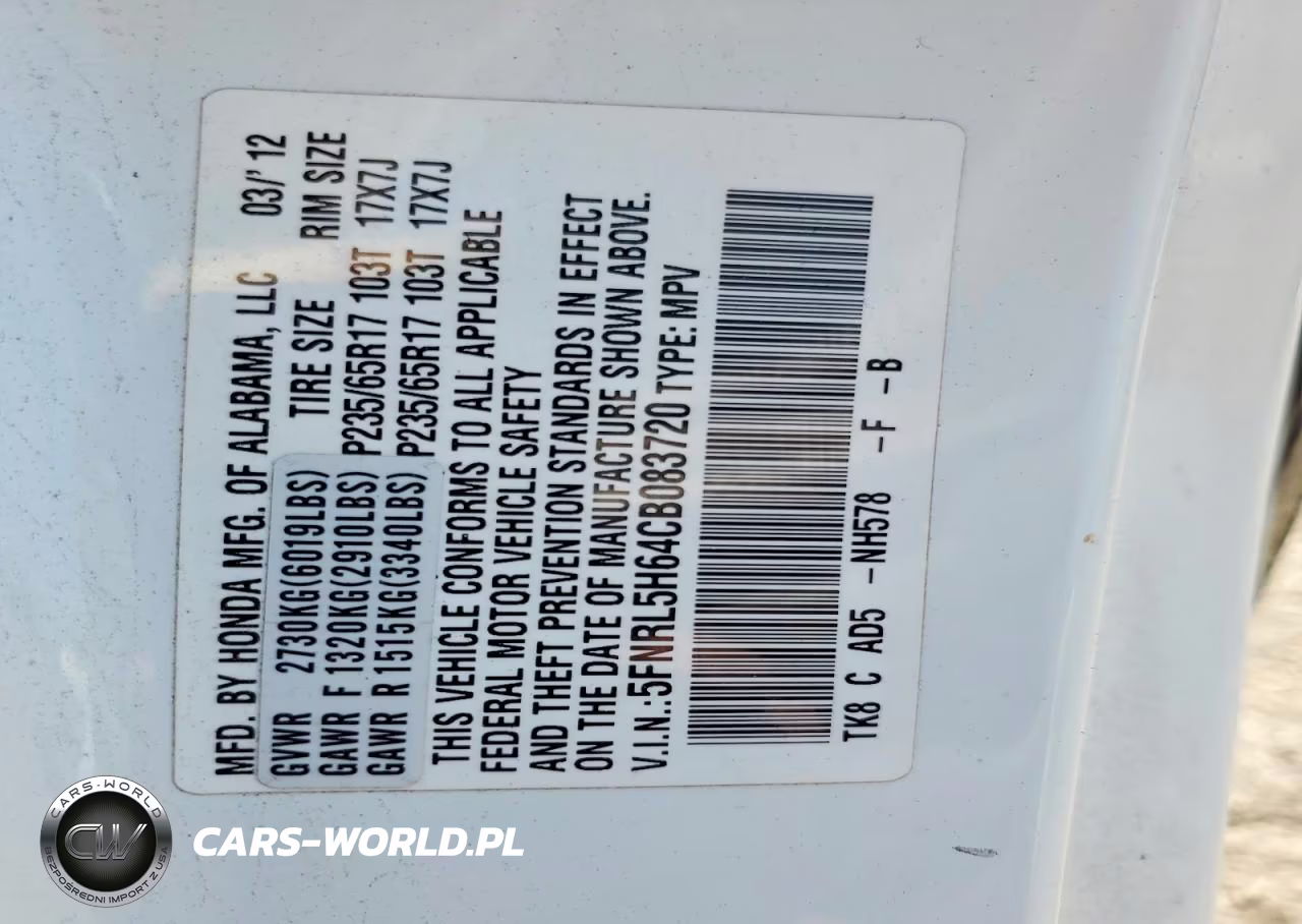 2012 Honda Odyssey Exl VIN:5FNRL5H64CB083720 - 13