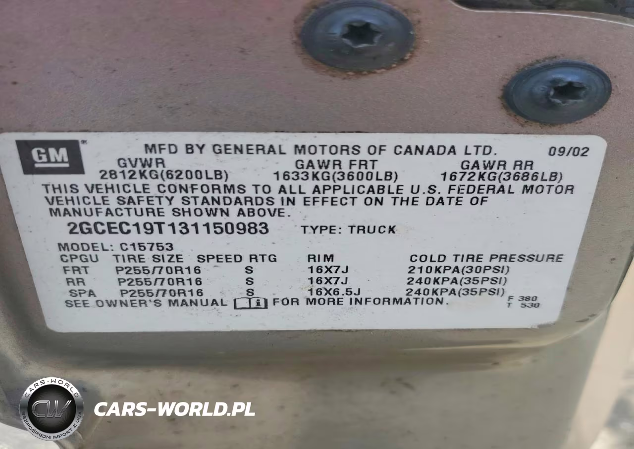 2003 Chevrolet Silverado C1500 VIN:2GCEC19T131150983 - 12