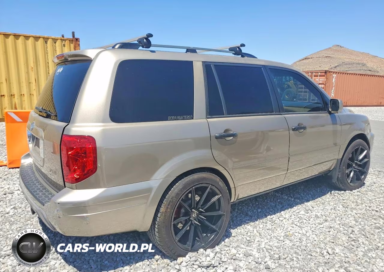 2005 Honda Pilot Exl VIN:2HKYF18635H545748 - 3