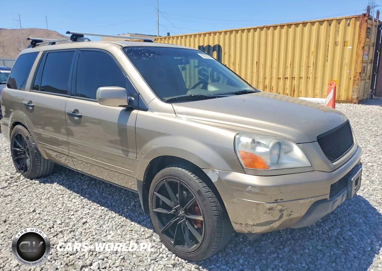 2005 Honda Pilot Exl VIN:2HKYF18635H545748 - 4