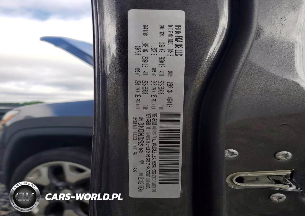 2020 Jeep Compass Limited VIN:3C4NJDCBXLT127224 - 13