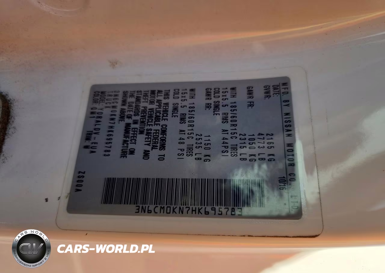 2017 Nissan Nv200 S VIN:3N6CM0KN7HK695783 - 13