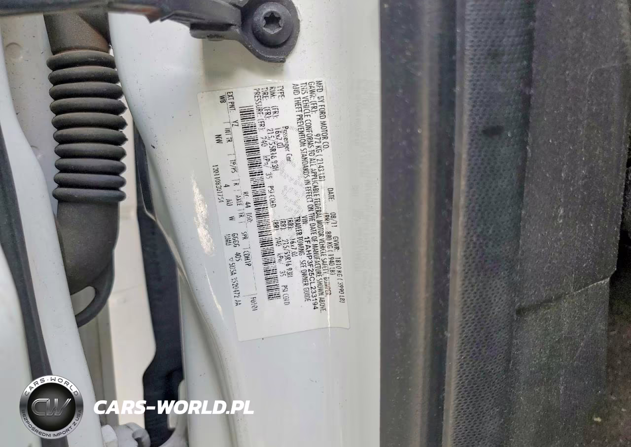 2012 Ford Focus Se VIN:1FAHP3F25CL233194 - 12