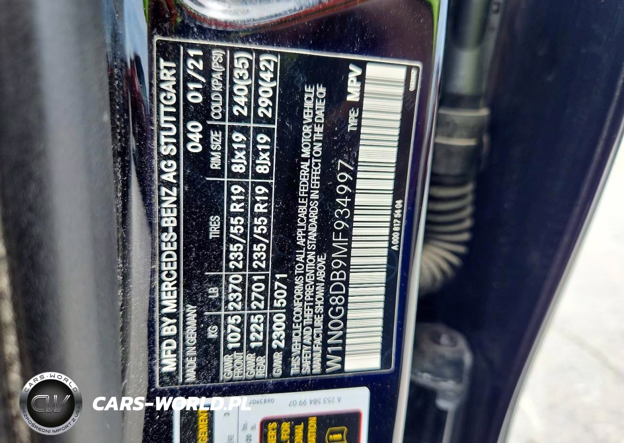 2021 Mercedes-Benz Glc 300 VIN:W1N0G8DB9MF934997 - 13