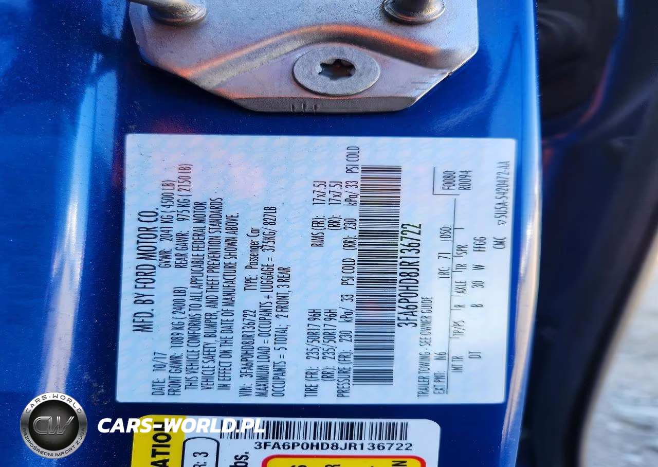 2018 Ford Fusion Se VIN:3FA6P0HD8JR136722 - 12