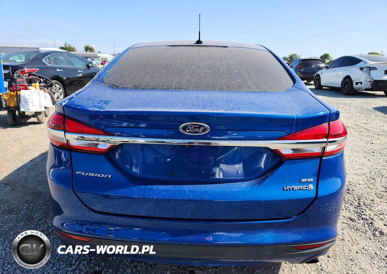 2018 Ford Fusion Se VIN:3FA6P0HD8JR136722 - 6