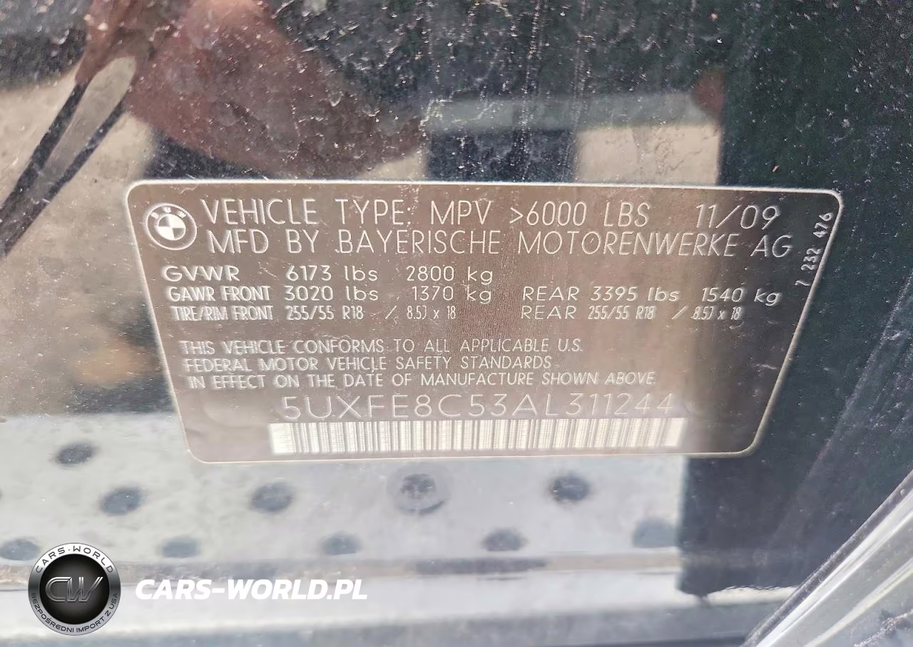 2010 BMW X5 xDrive48I VIN:5UXFE8C53AL311244 - 12