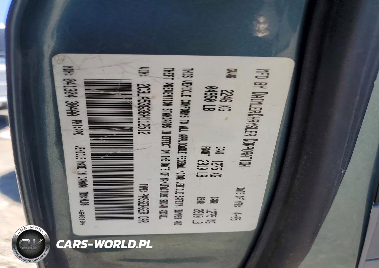 2006 Chrysler 300 Touring VIN:2C3LA53G36H112512 - 12