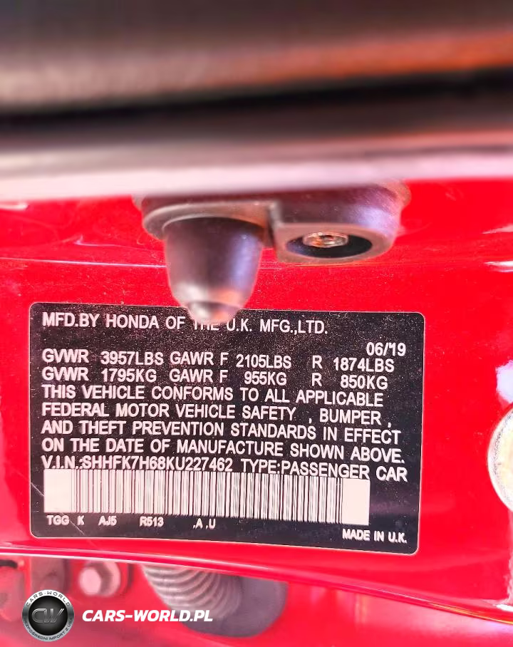2019 Honda Civic Ex VIN:SHHFK7H68KU227462 - 12