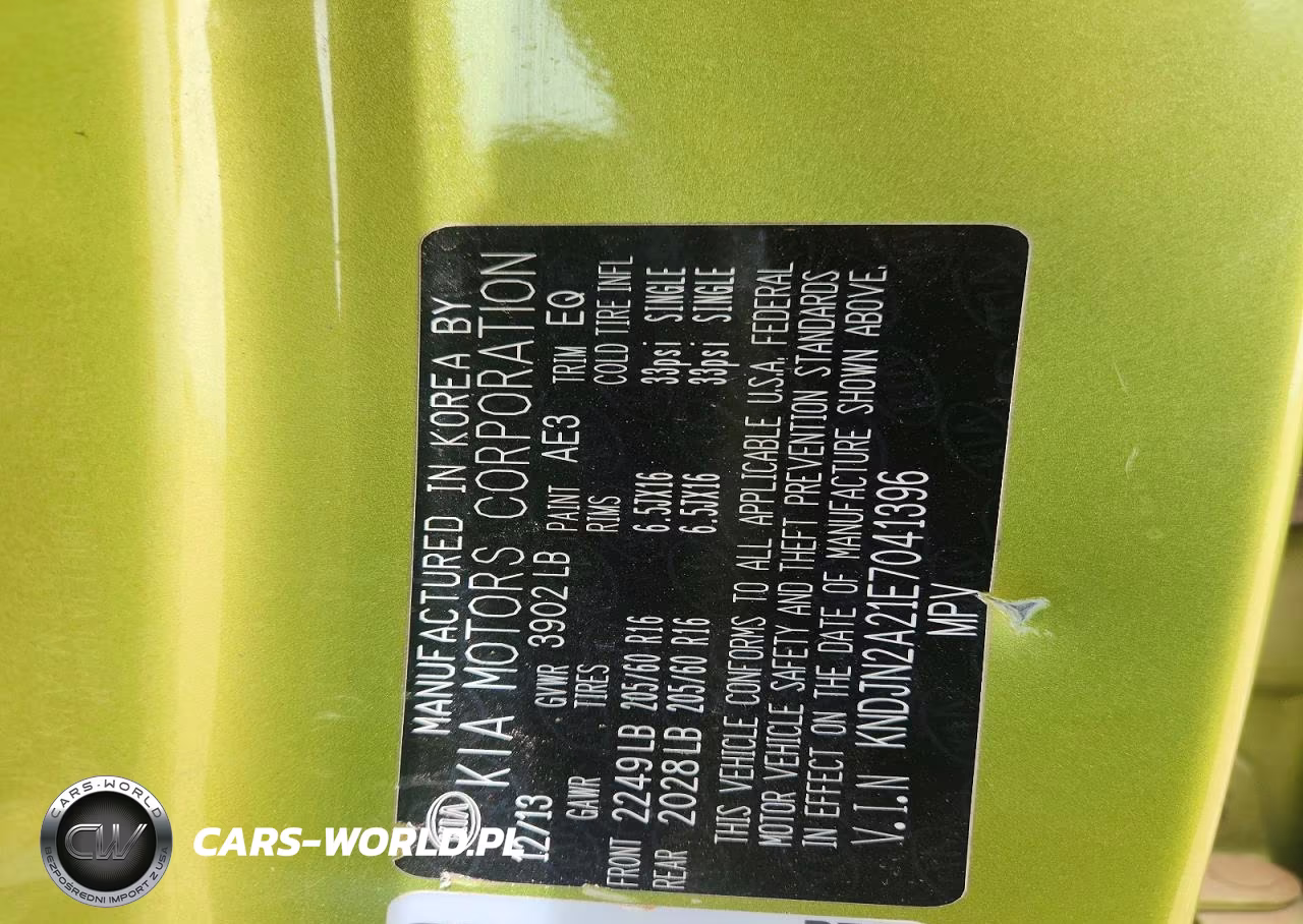 2014 Kia Soul VIN:KNDJN2A21E7041396 - 13