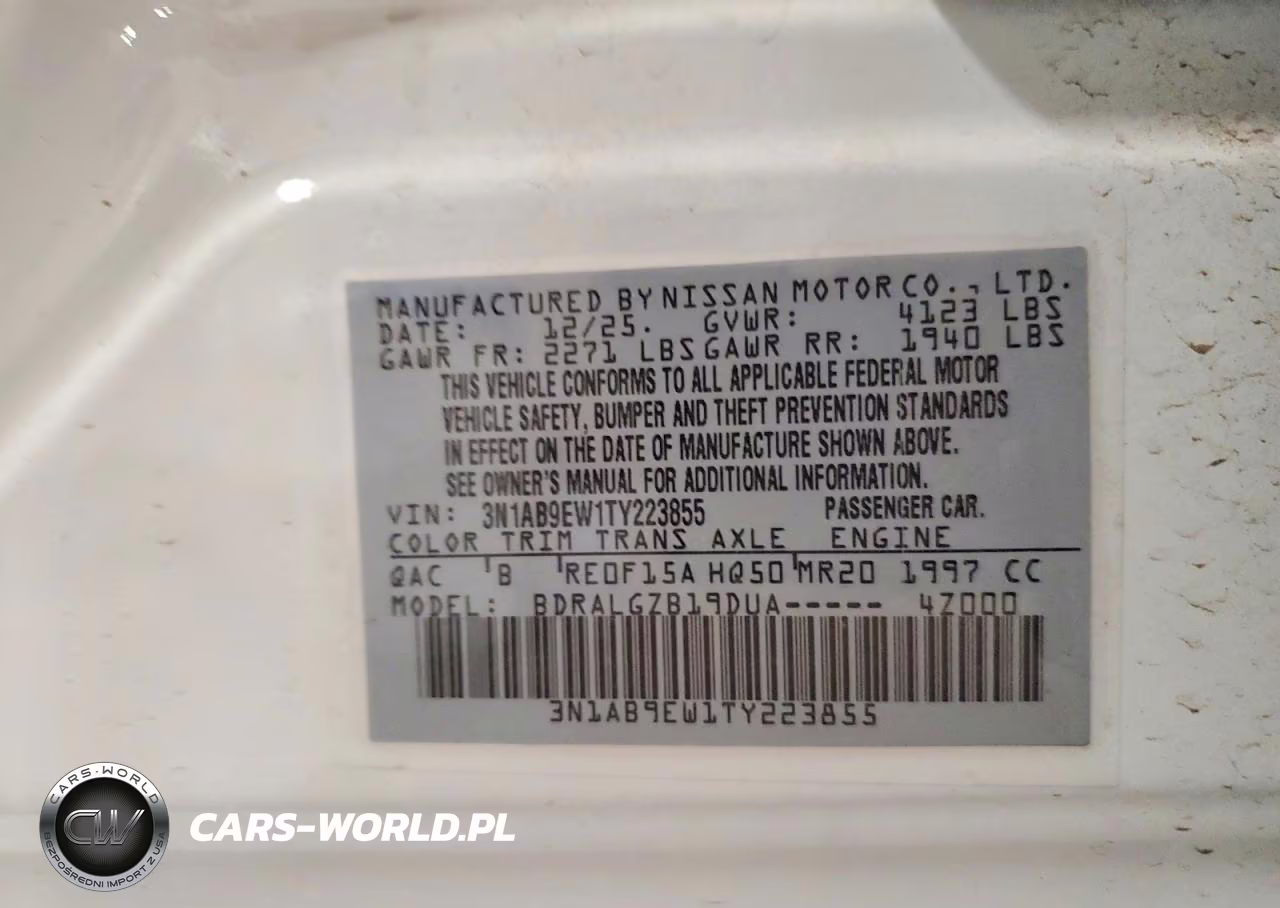 2026 Nissan Sentra Sl VIN:3N1AB9EW1TY223855 - 12