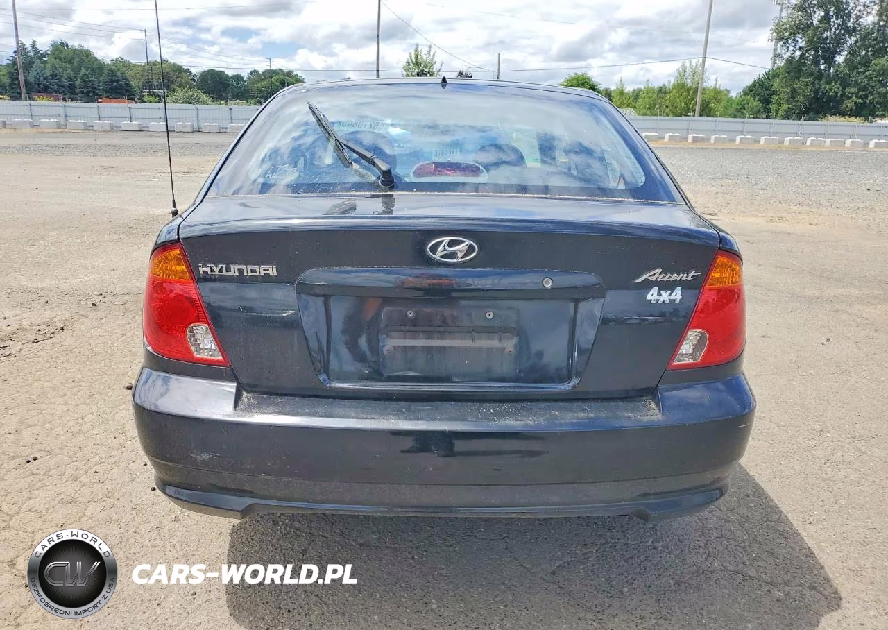 2005 Hyundai Accent Gs VIN:KMHCG35C95U330261 - 6