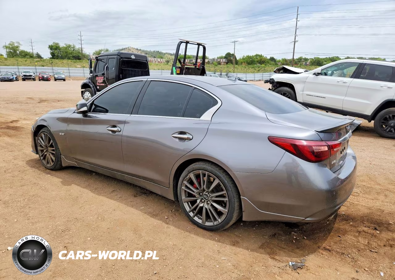 2018 Infiniti Q50 Red Sport 400 VIN:JN1FV7ARXJM700025 - 2
