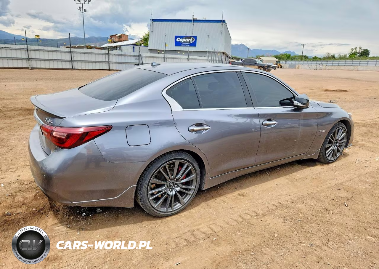 2018 Infiniti Q50 Red Sport 400 VIN:JN1FV7ARXJM700025 - 3