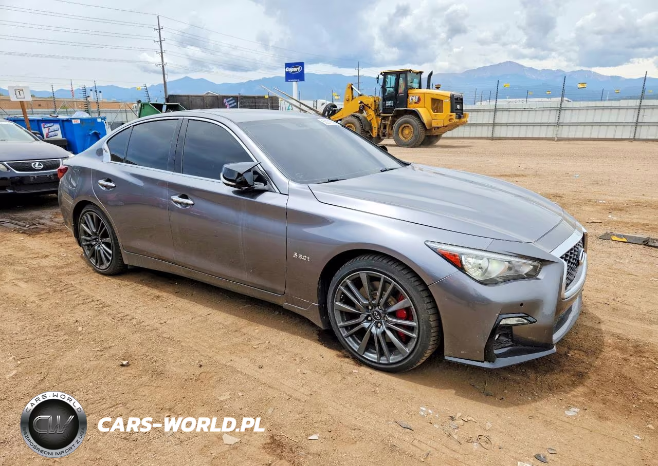 2018 Infiniti Q50 Red Sport 400 VIN:JN1FV7ARXJM700025 - 4