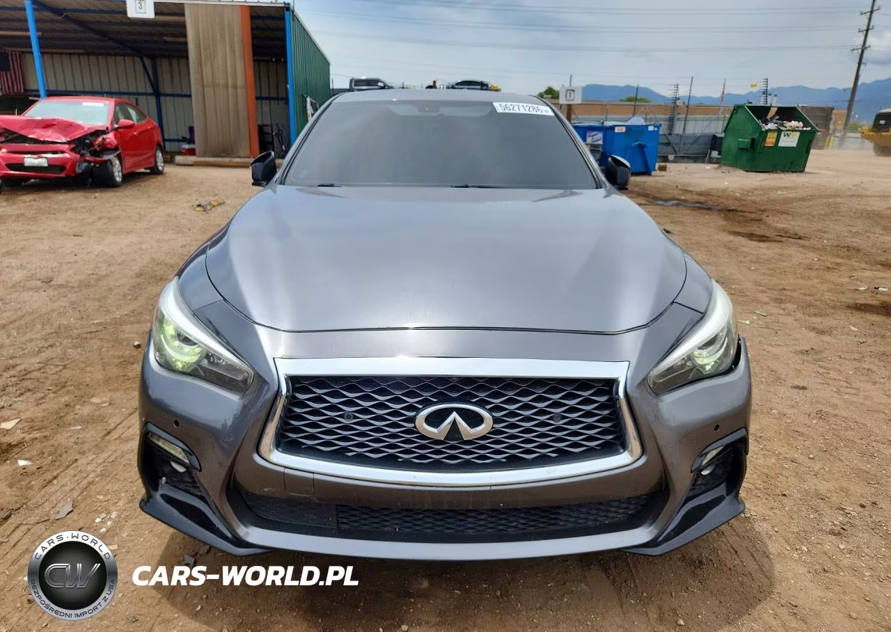 2018 Infiniti Q50 Red Sport 400 VIN:JN1FV7ARXJM700025 - 5