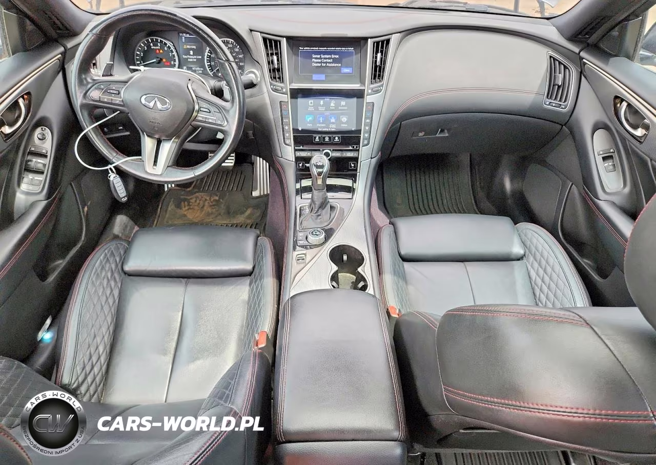 2018 Infiniti Q50 Red Sport 400 VIN:JN1FV7ARXJM700025 - 8