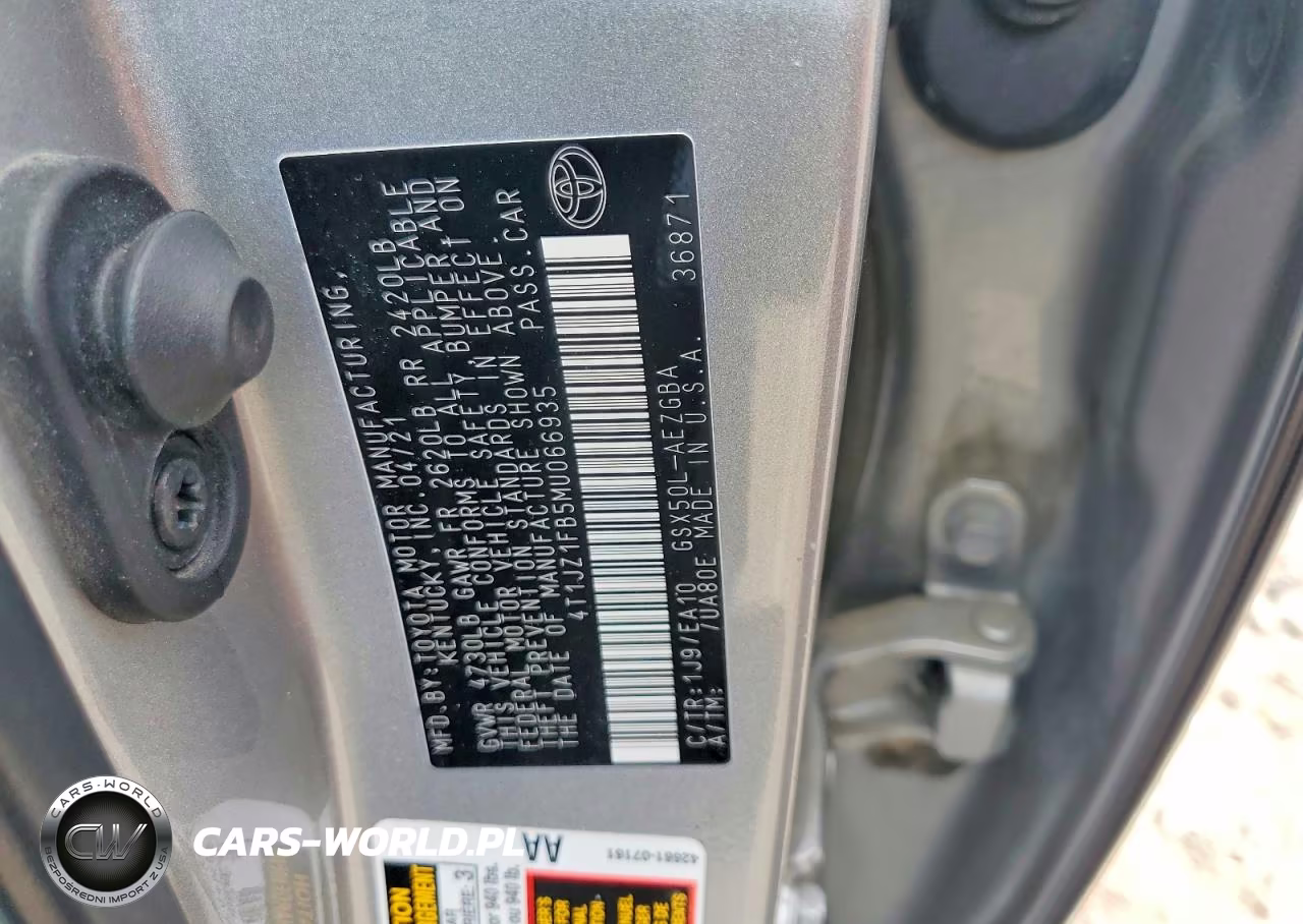 2021 Toyota Avalon Xle VIN:4T1JZ1FB5MU066935 - 12