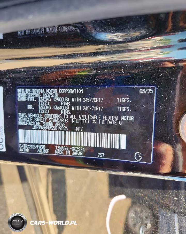 2025 Toyota 4Runner Sr5 VIN:JTEVA5BR3S5019526 - 13