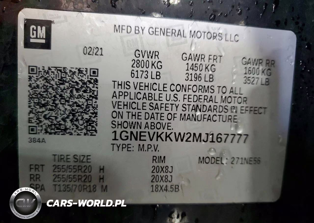 2021 Chevrolet Traverse Premier VIN:1GNEVKKW2MJ167777 - 14