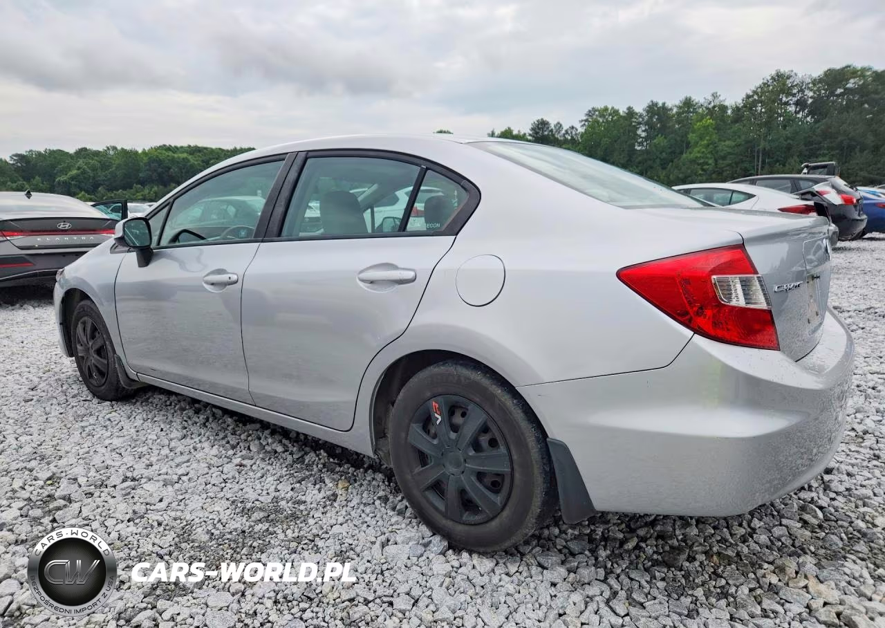 2012 Honda Civic Lx VIN:19XFB2F51CE079788 - 2