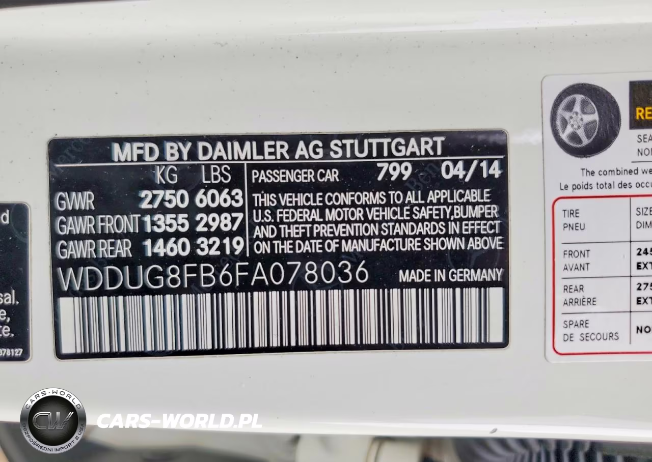 2015 Mercedes-Benz S 550 4Matic VIN:WDDUG8FB6FA078036 - 13