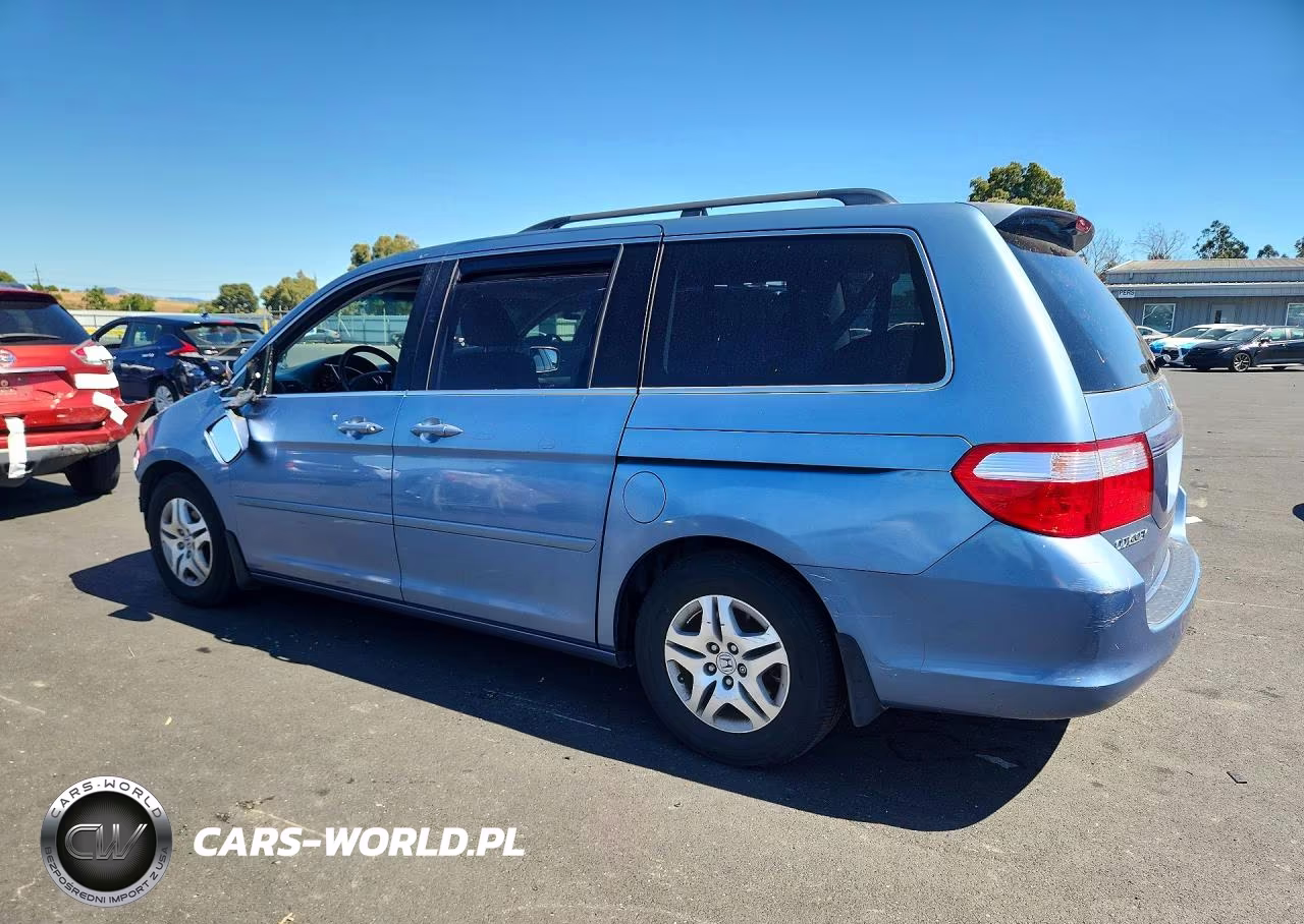 2007 Honda Odyssey Exl VIN:5FNRL38727B103059 - 2