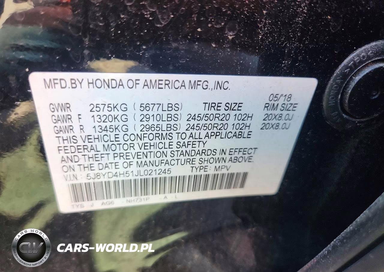 2018 Acura Mdx Technology VIN:5J8YD4H51JL021245 - 13