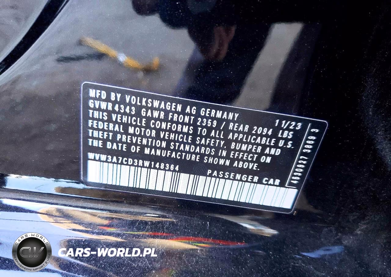 2024 Volkswagen Gti Se VIN:WVW3A7CD3RW148364 - 12