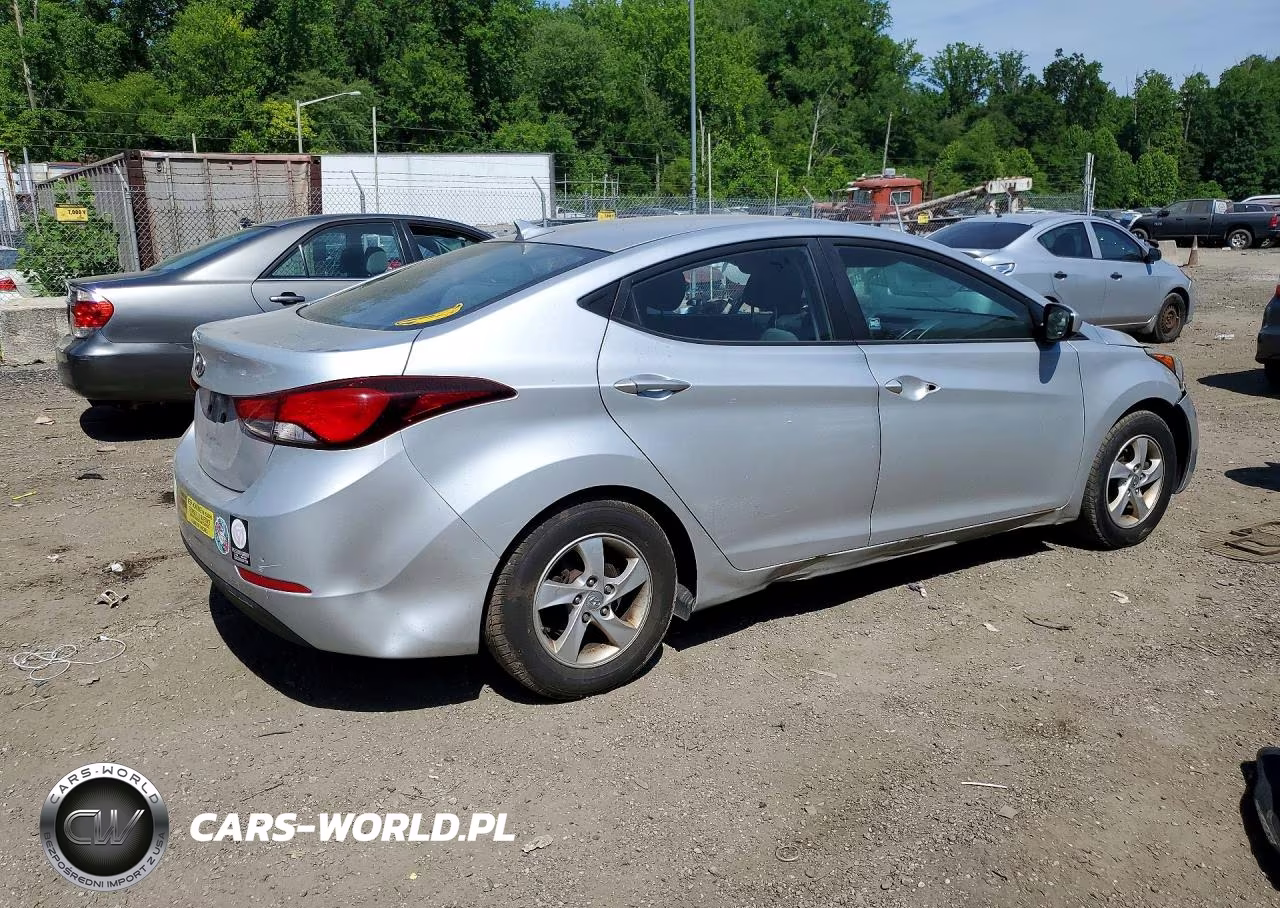 2015 Hyundai Elantra Se VIN:5NPDH4AE3FH565270 - 3