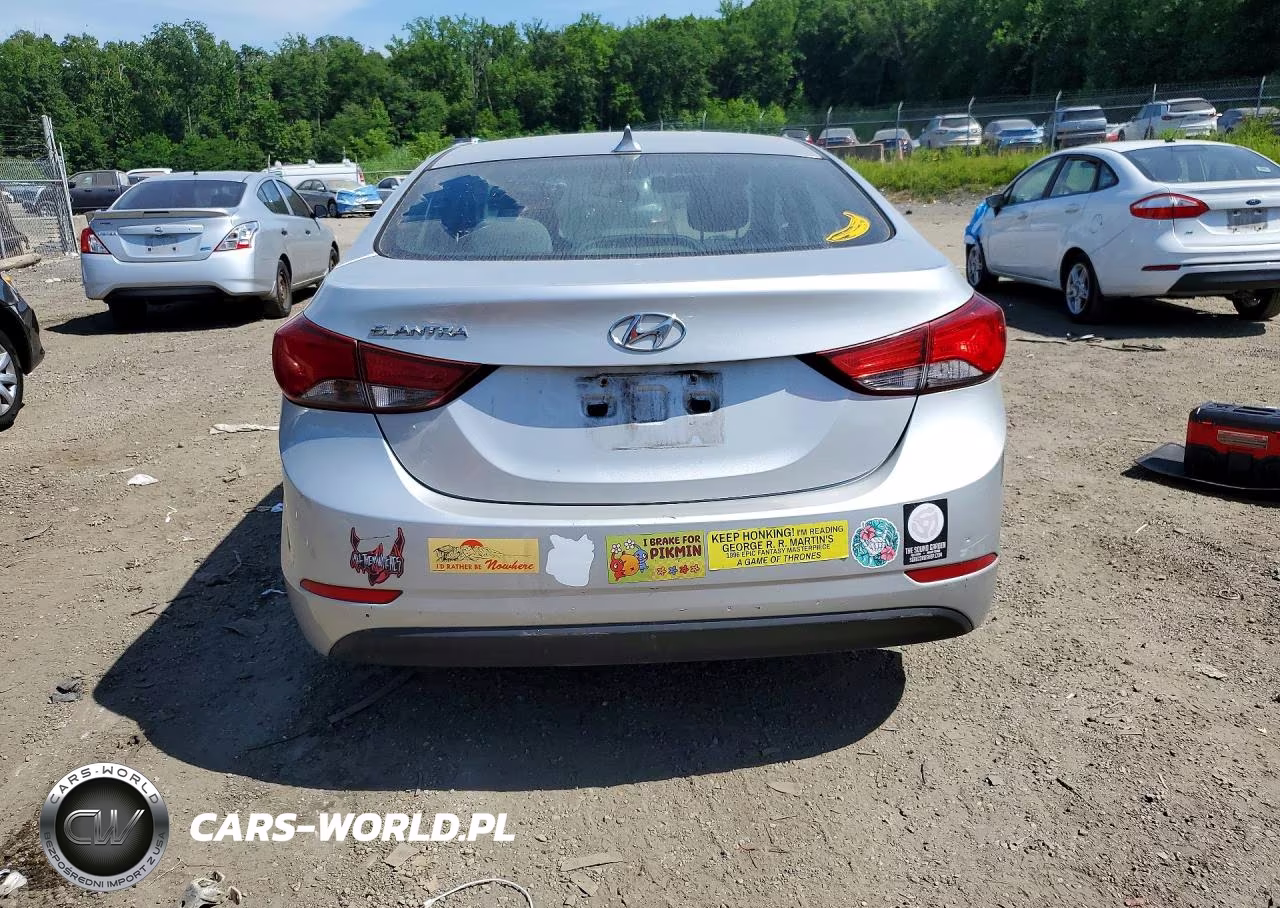2015 Hyundai Elantra Se VIN:5NPDH4AE3FH565270 - 6
