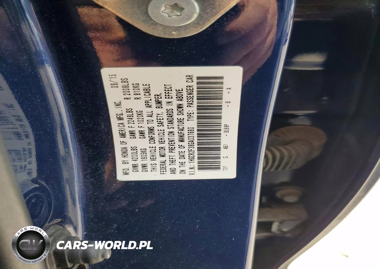 2016 Honda Accord Lx VIN:1HGCR2F36GA037690 - 12