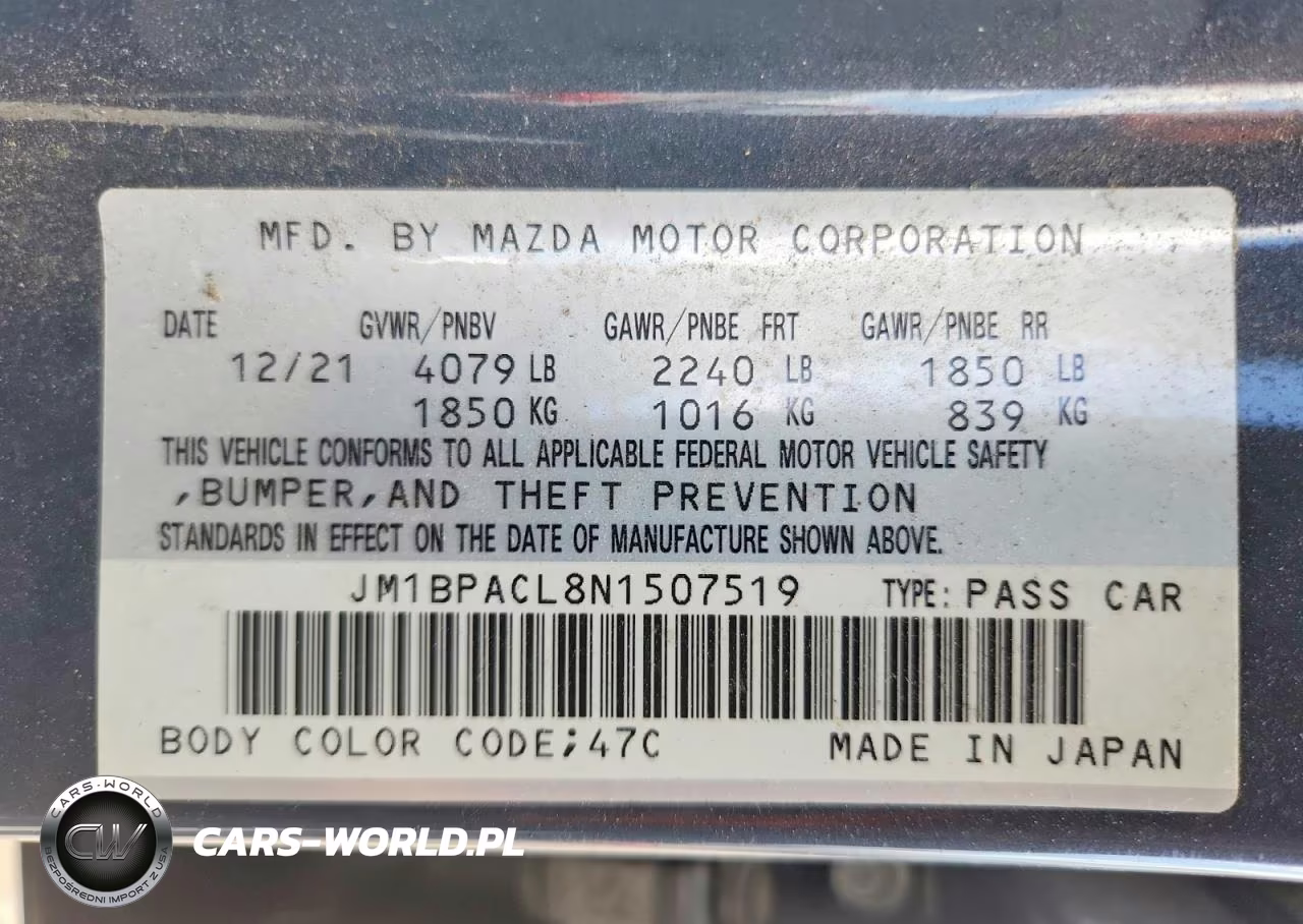2022 Mazda 3 Preferred VIN:JM1BPACL8N1507519 - 13