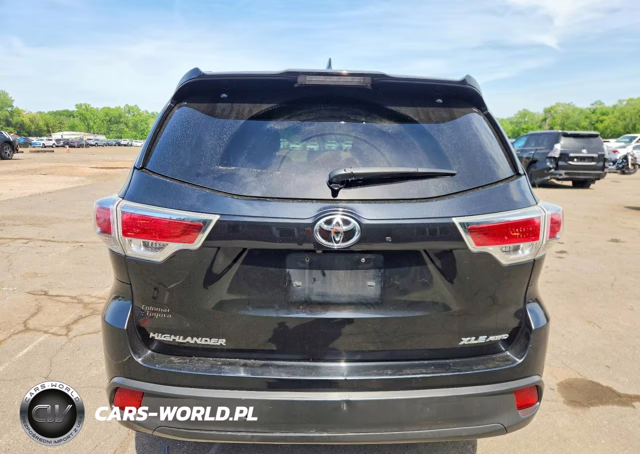 2015 Toyota Highlander Xle VIN:5TDJKRFH6FS203948 - 6