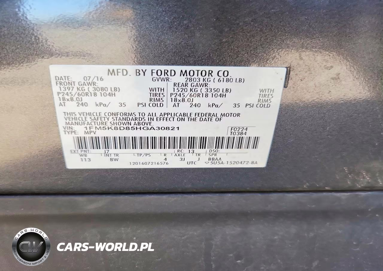2017 Ford Explorer Xlt VIN:1FM5K8D85HGA30821 - 13