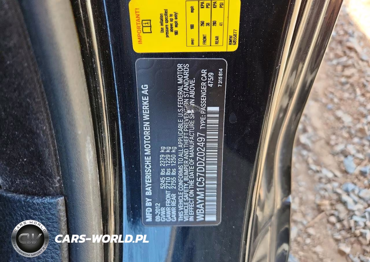 2013 BMW 650 Xi VIN:WBAYM1C57DDZ02497 - 12