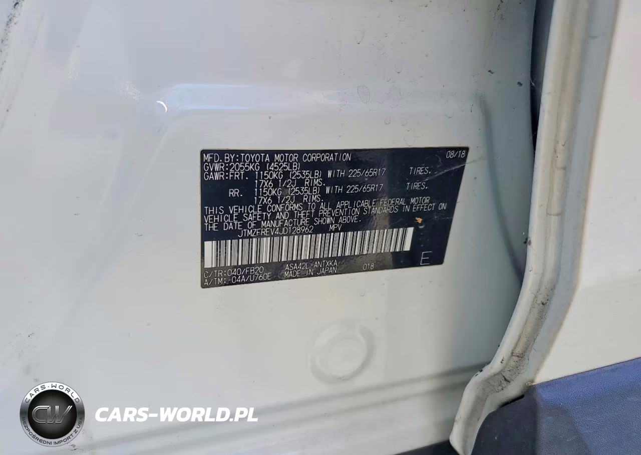 2018 Toyota Rav4 Le VIN:JTMZFREV4JD128962 - 12